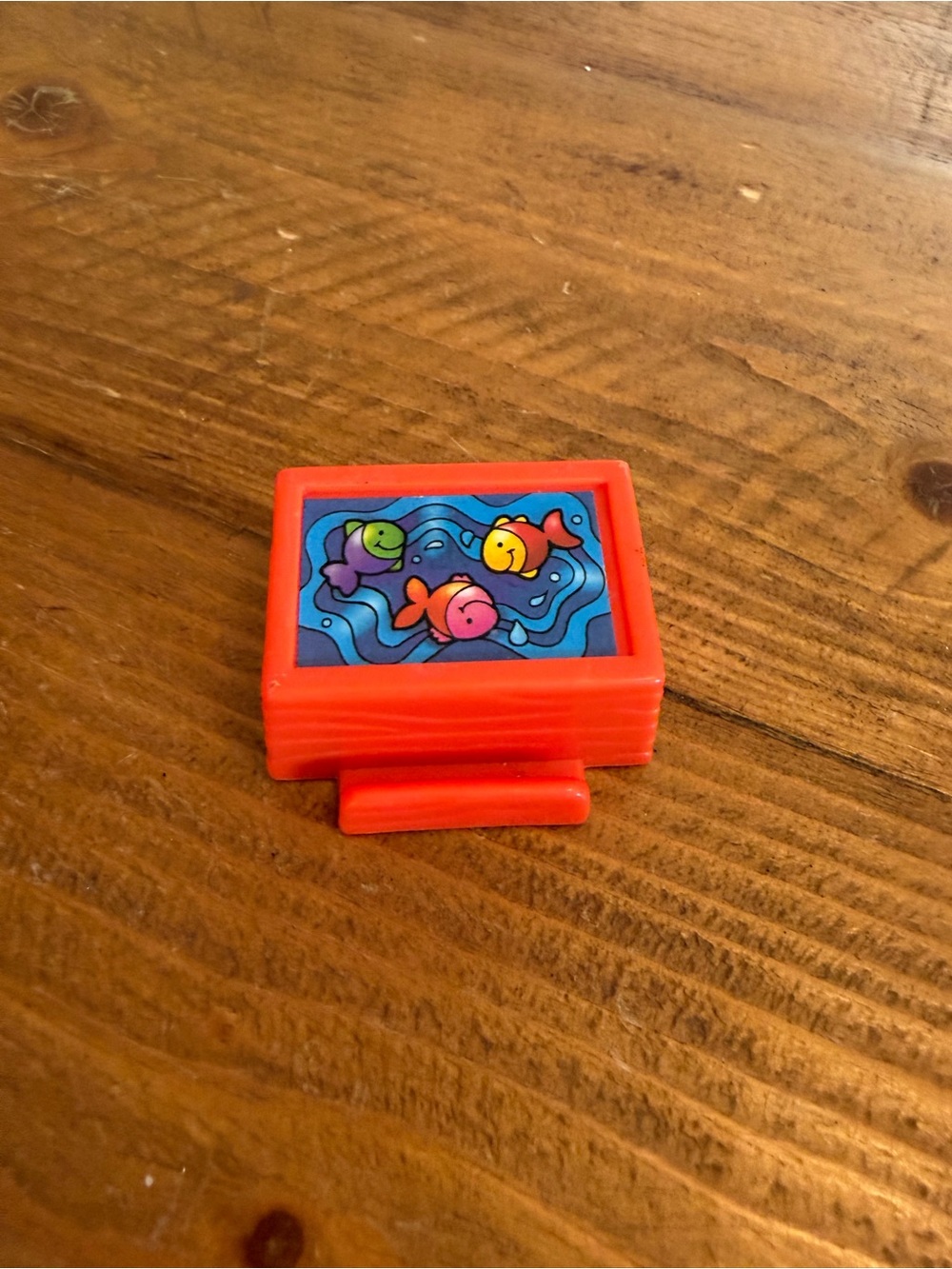 Fisher Price LITTLE PEOPLE 2 Sided Fish Vegetables Food Trough Crate as is